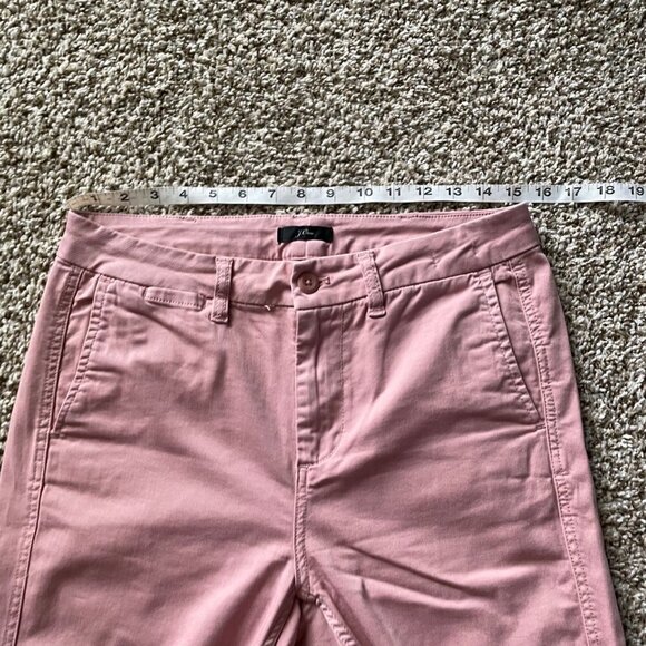 J. Crew Slim Broken-In Boyfriend Pink High Rise Jeans Women's Size 26 Tall - Picture 7 of 10